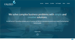 Desktop Screenshot of cayzen.com